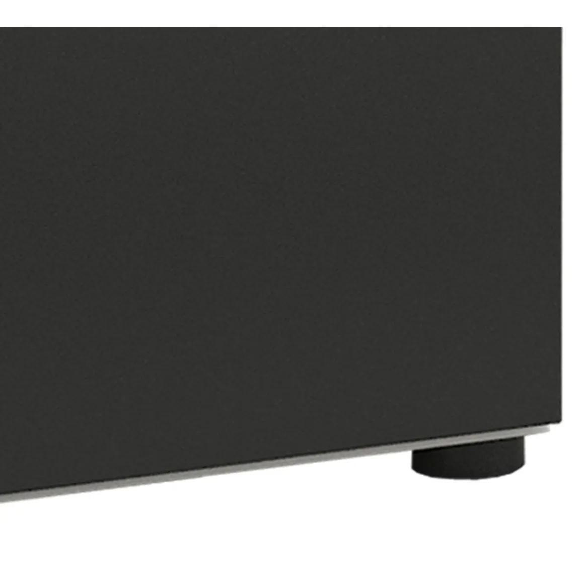 Midischrank Flandu weiß/schwarz