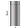 MyFireTool Rauchrohr FAL 1000 mm Ø 100 mm 0,6 mm