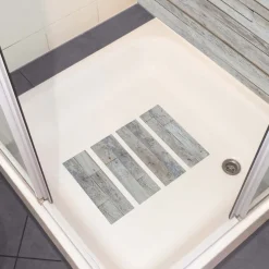 MySpotti Antirutschaufkleber Wood Planks 4er-Set 30 x 10 cm