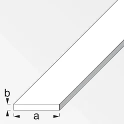 MyTool Flachstange 15 x 2 mm 1m silber
