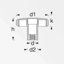 MyTool Handrad M8 schwarz