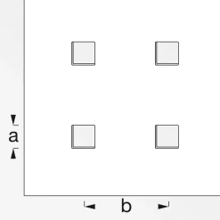 MyTool Quadratlochblech 24 x 48 mm 0,7mm silber-glänzend
