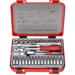 MyTool Steckschlüsselsatz 1/4 Zoll 35-teilig