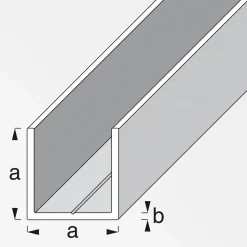MyTool U-Profil 15,5 mm 2,5m blank