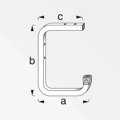 MyTool Wand- und Deckenhaken 115 mm verzinkt