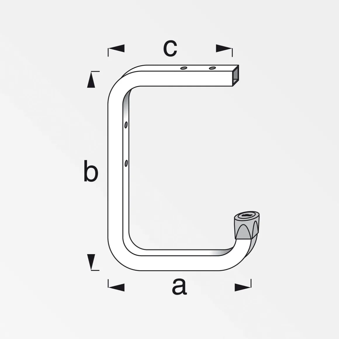 MyTool Wand- und Deckenhaken 115 mm verzinkt