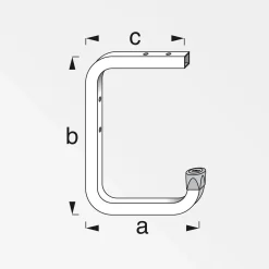 MyTool Wand- und Deckenhaken 150 mm verzinkt