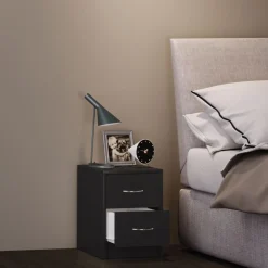 Nachttisch Boxal Mini weiß