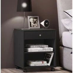 Nachttisch Rolda grau