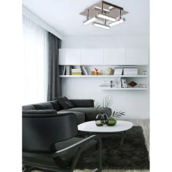 Naeve LED DL Turin Metall/KS chromeLxBxH: 25x25x11cm dimmbar