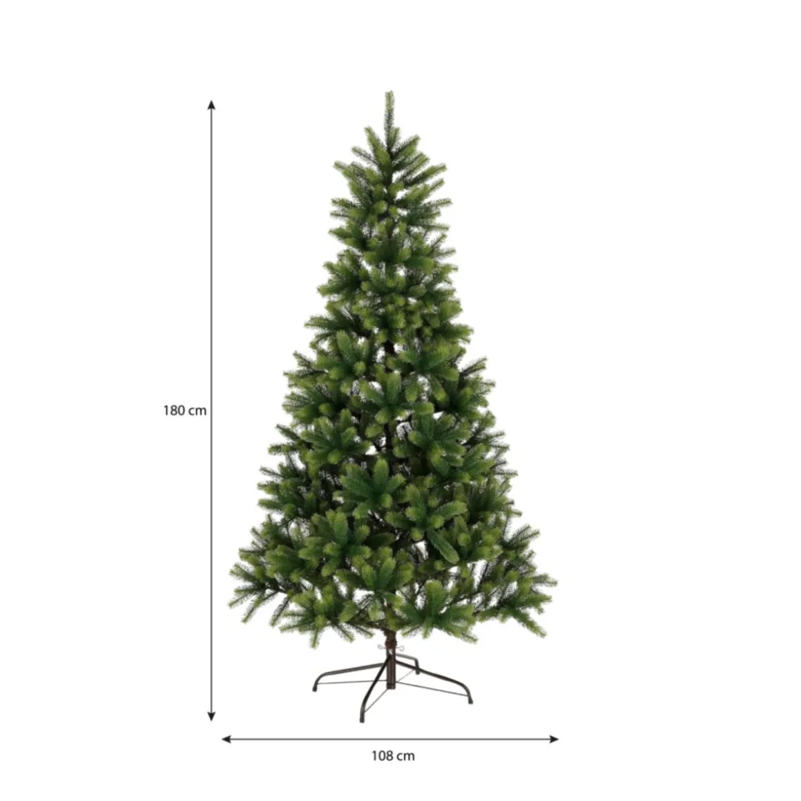 Nagoya Weihnachtsbaum grün 180x108 cm