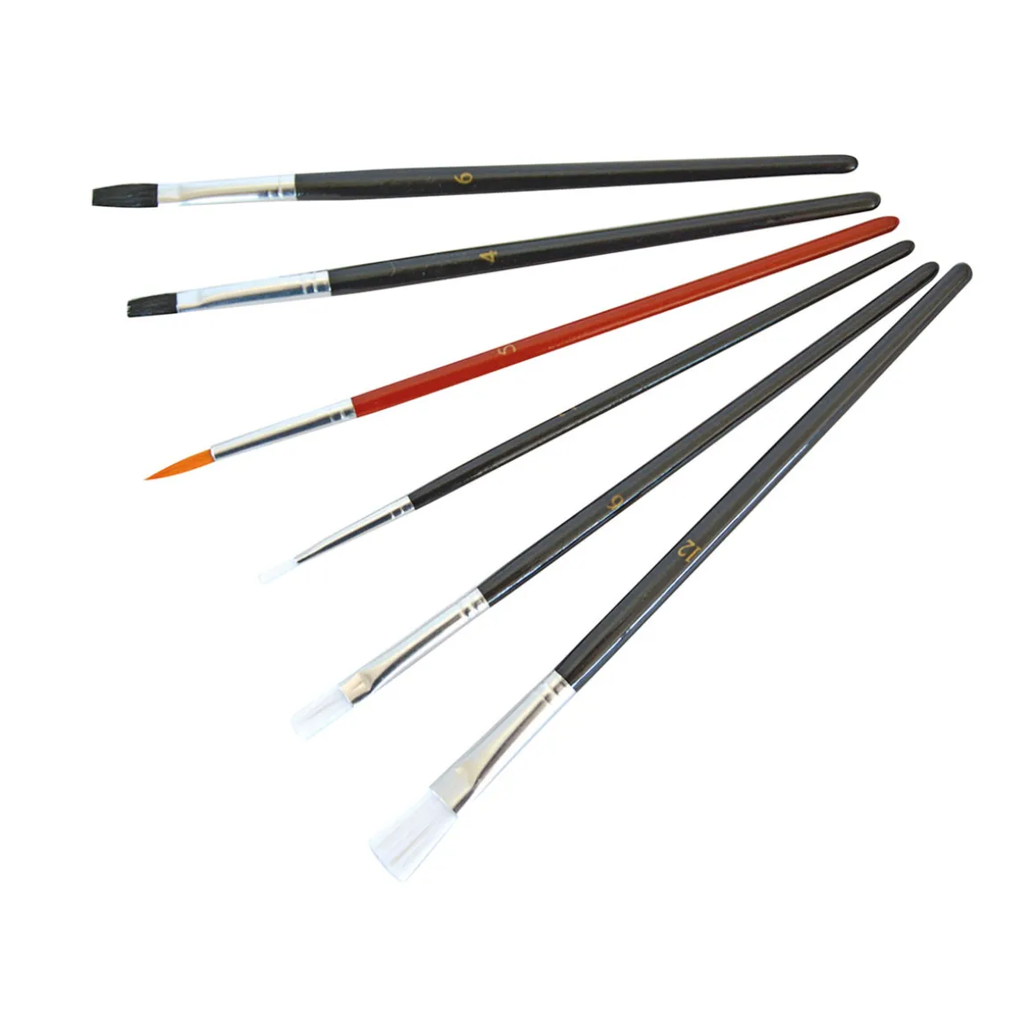 NESPOLI Künstlerpinsel-Set 6-teilig