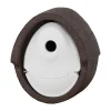 Nistkasten oval, braun