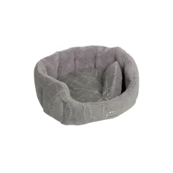 Nobby Komfort-Bett Ceno oval 45 x 40 x 19 cm grau
