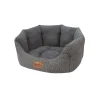 Nobby Komfort-Bett Josi oval 65 x 57 x 22 cm grau