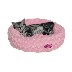 Nobby Softplüsch-Bett Donut ARUSHA pink Durchmesser 45 cm