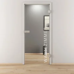 Novadoors Glasdrehtür NOVA 554 klar 83,4 x 197,2 cm Rechts