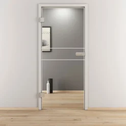 Novadoors Glasdrehtür NOVA 589 klar 83,4 x 197,2 cm Links