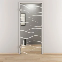 Novadoors Glasdrehtür NOVA 540 klar 83,4 x 197,2 cm Links