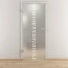 Novadoors Glasdrehtür NOVA 548 mattiert 83,4 x 197,2 cm Links