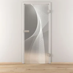 Novadoors Glasdrehtür NOVA 634 mattiert 70,9 x 197,2 cm Rechts