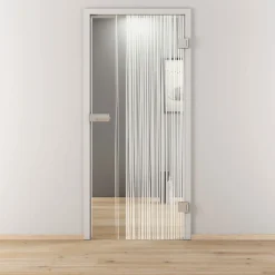 Novadoors Glasdrehtür NOVA 584 klar 70,9 x 197,2 cm Rechts