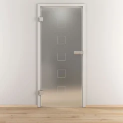 Novadoors Glasdrehtür NOVA 505 mattiert 70,9 x 197,2 cm Links