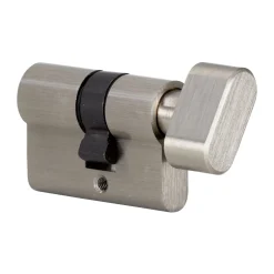 Novadoors WC-Knaufzylinder Edelstahl matt-Optik