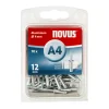 Novus Blindnieten Aluminium A 4 x 12 mm 70 Stück