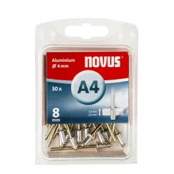 Novus Alu Blindnieten A 4 x 8 30 Stck.