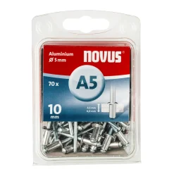 Novus Blindniete A5 Alu 5 x 10 mm 70 Stueck