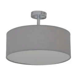 näve Deckenleuchte New York grau Textil