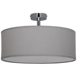 näve Deckenleuchte New York grau Textil