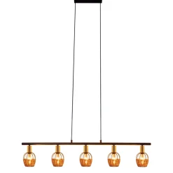 näve Pendelleuchte Corbis schwarz 5er