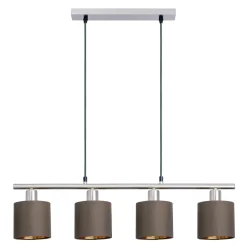 näve Pendelleuchte Maron 4er braun