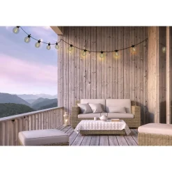 näve Solarlichterkette Cadena warmweiß 10er