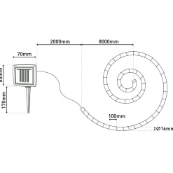 näve Solarlichterkette Canamo