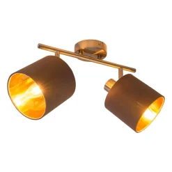 näve Spotserie Maron 2 Spots braun