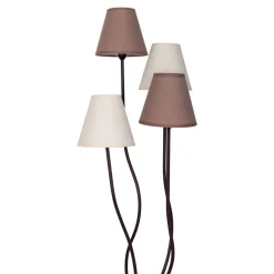 näve Stehleuchte Boho braun 4er