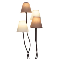 näve Stehleuchte Boho braun 4er