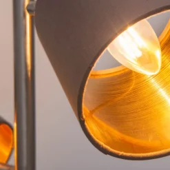 näve Stehleuchte Maron braun