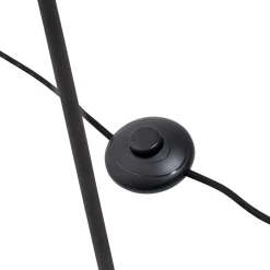 näve Stehleuchte Stelo schwarz Glas