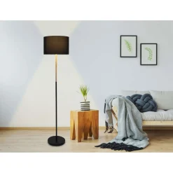 näve Stehleuchte Tessile schwarz 36 cm Textil