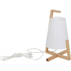 näve Tischleuchte Shoji mit Kunststoffschirm Bambus