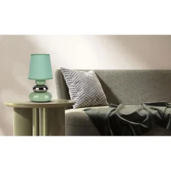 näve Tischleuchte Stoney mint Keramik