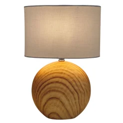 näve Tischleuchte Woody Keramik