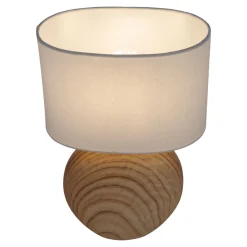 näve Tischleuchte Woody Keramik