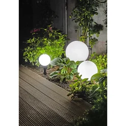 näve Kugelerdspießleuchte Durchmesser 20 cm schwarz