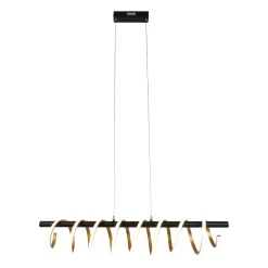 näve LED-Pendelleuchte Belleza gold dimmbar