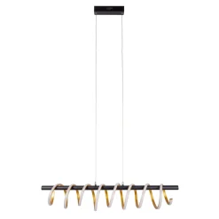 näve LED-Pendelleuchte Belleza gold dimmbar